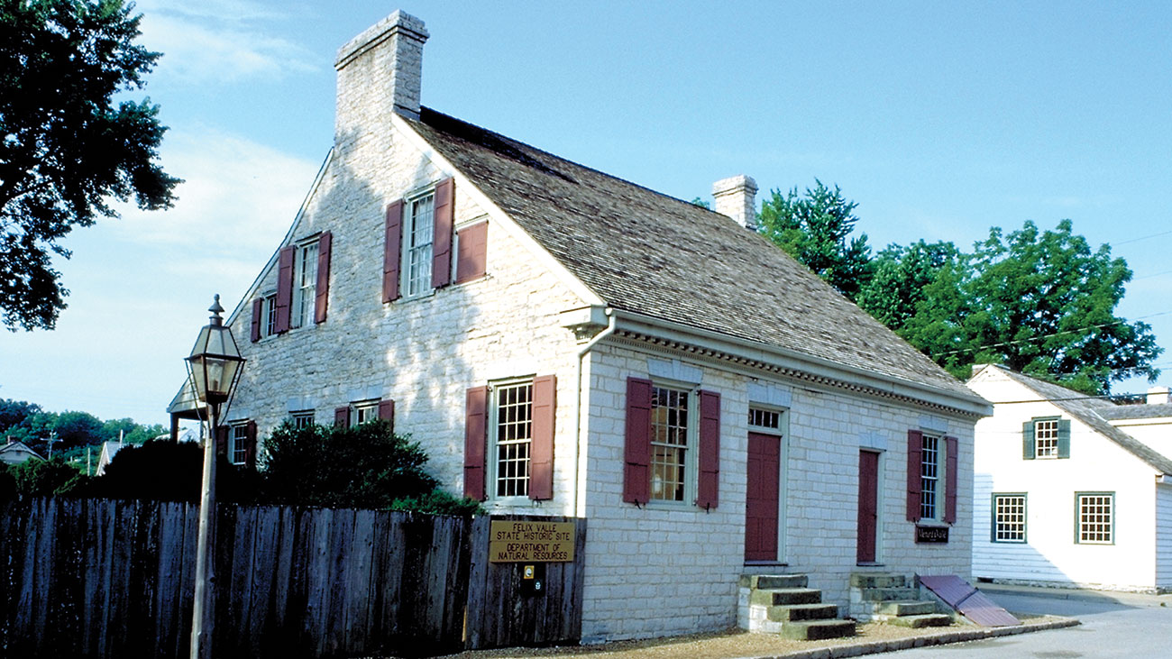 Felix Vallé House Ste. Genevieve Missouri
