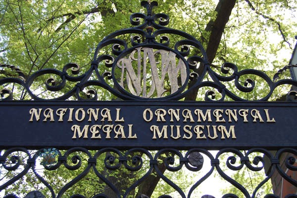 National Ornamental Metal Museum sign