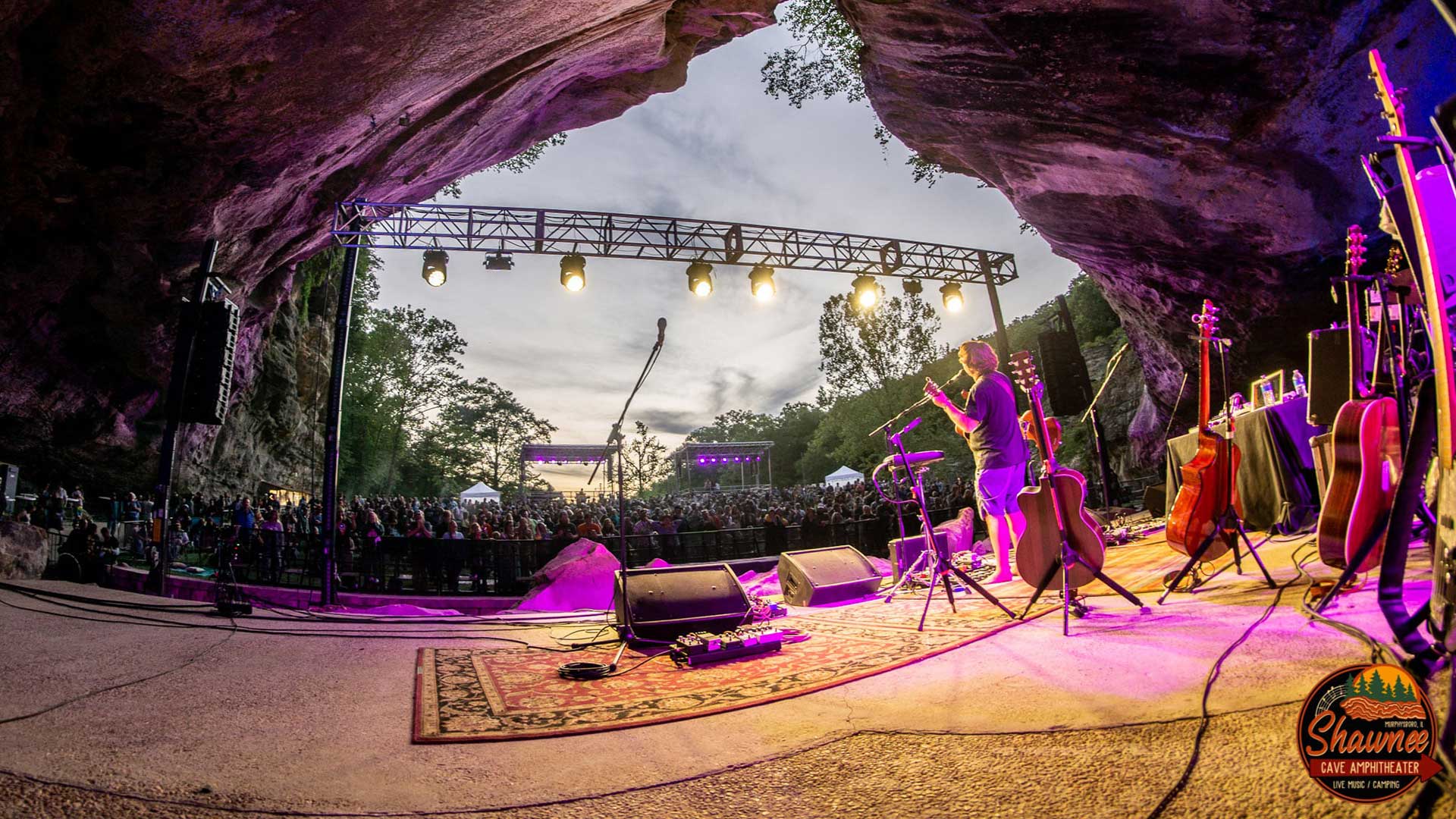 Concert at Shawnee Cave in Shawnee National Forest Illinois