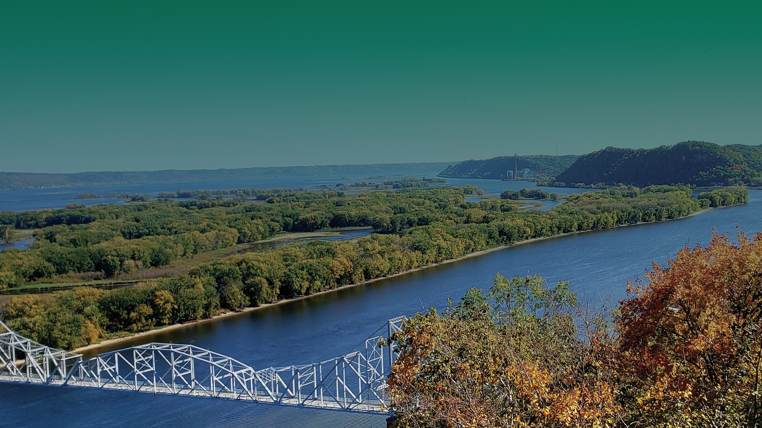 Scenic river view