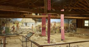 Exhibit at Wickliffe Mounds State Historic Site in Tennessee
